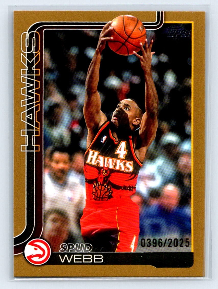 2025-26 Topps Flagship #266 Spud Webb Atlanta Hawks Gold /2025