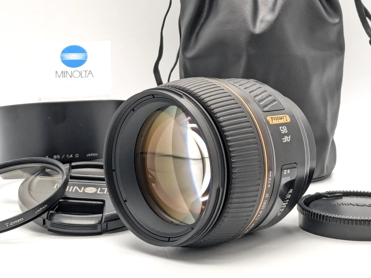 Minolta f/1.4 Lenses 85mm Focal for sale - eBay