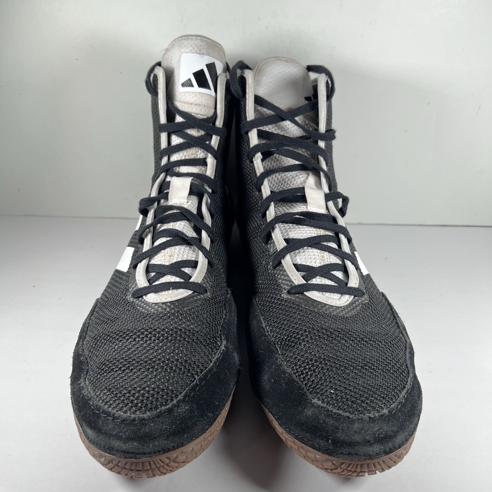 Adidas Tech Fall 2.0 Lace Up Black/Gum Wrestling Shoes Men's Size 15 thumbnail 2