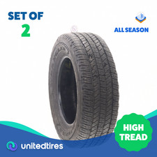 Set Of 2 Used 25565r17 Goodyear Wrangler Fortitude Ht 110t - 11.532 Set Of 2 Used 25565r17 Goodyear Wrangler Fortitude Ht 110t - 11.532