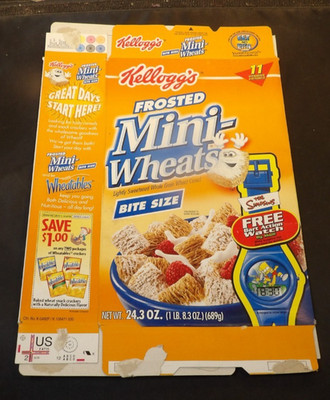 KELLOGG'S FROSTED MINI-WHEATS SIMPSONS BART ACTION WATCH BY MAIL 2002