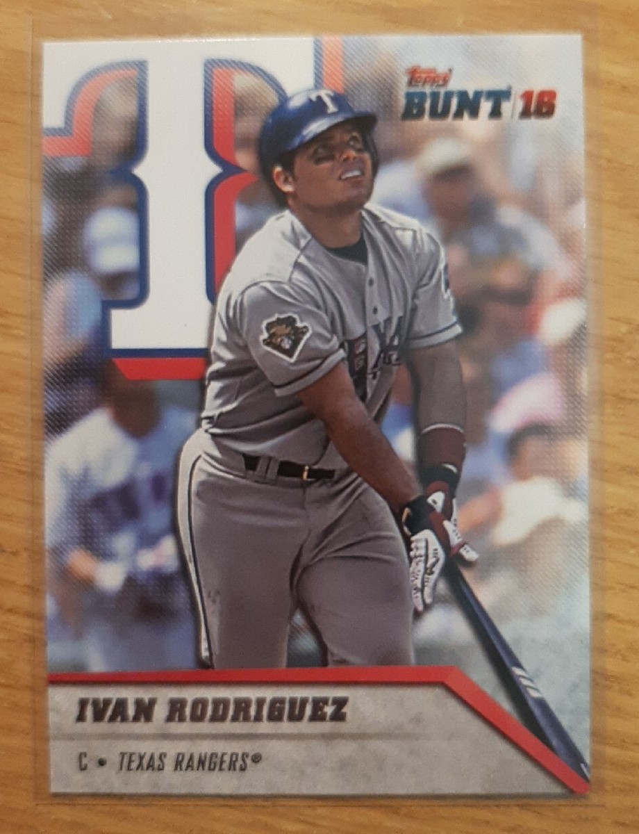 メジャーリーグ　カード　Ivan Rodriguez 2016 TOPPS BUNT IVAN RODRIGUEZ #188 TEXAS RANGERS | eBay