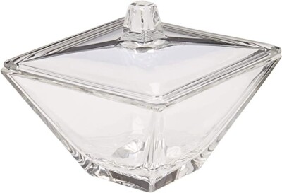 Vidivi Torcello Square Glass Candy Box with Lid