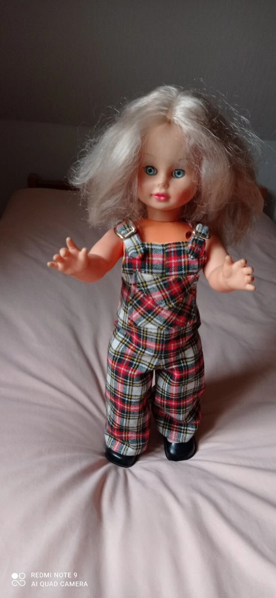 POUPEE MARTINE QUI Va A L'ecole Avec Son Cartable Vintage EUR 6,00
