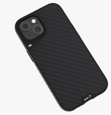Mous Case for iPhone 15 PLUS Protective Real Karbon- Limitless