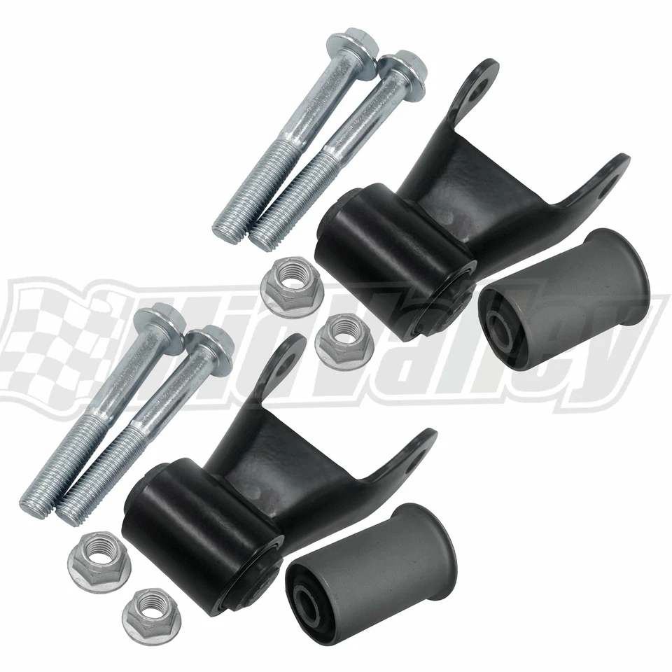 Kit de reparación de grillete de resorte de hoja trasera de 2 piezas para Chevrolet Blazer GMC C1500 Yukon Foto 3 de 3