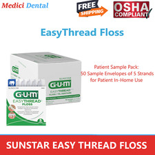 Filo interdentale dentale SUNSTAR EASY THREAD orto EasyThread filo interdentale campione paziente 50 env/bx