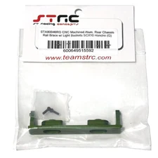 NEW STRC STA80046RG Aluminum Rear Chassis Rail w/Buckets Green for SCX10 Honcho