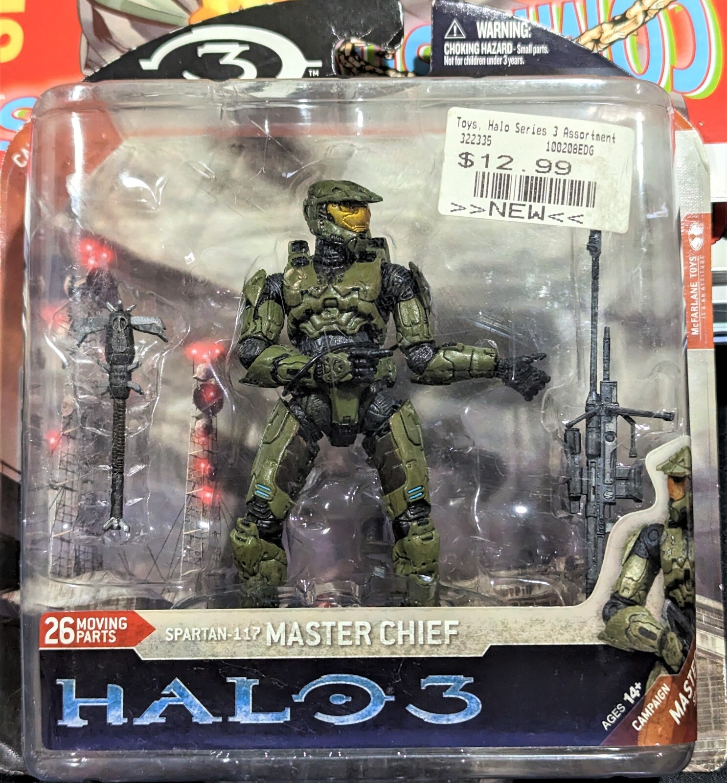 Halo 3 Series 2 Campaign MASTER CHIEF Spartan-117 5.25 Figure