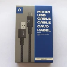 ATRIX Micro USB Cable 3 mt Durable Braided Charger Cable For PS4 & Playstation