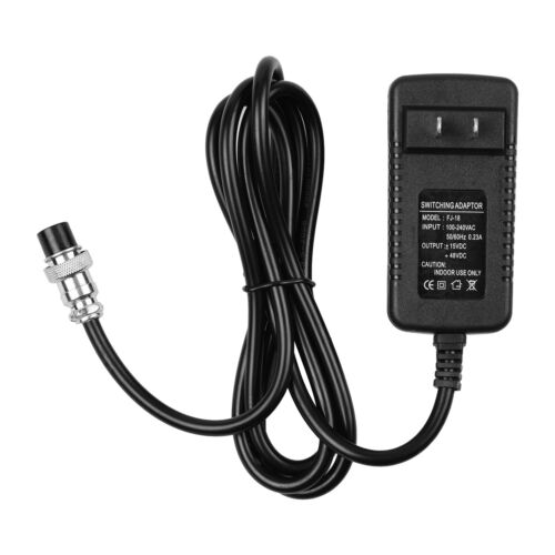 Mixing Console Mixer Power Supply AC Adapter 15V 230mA 4-Pin Connector US N7Z3 - Afbeelding 1 van 5