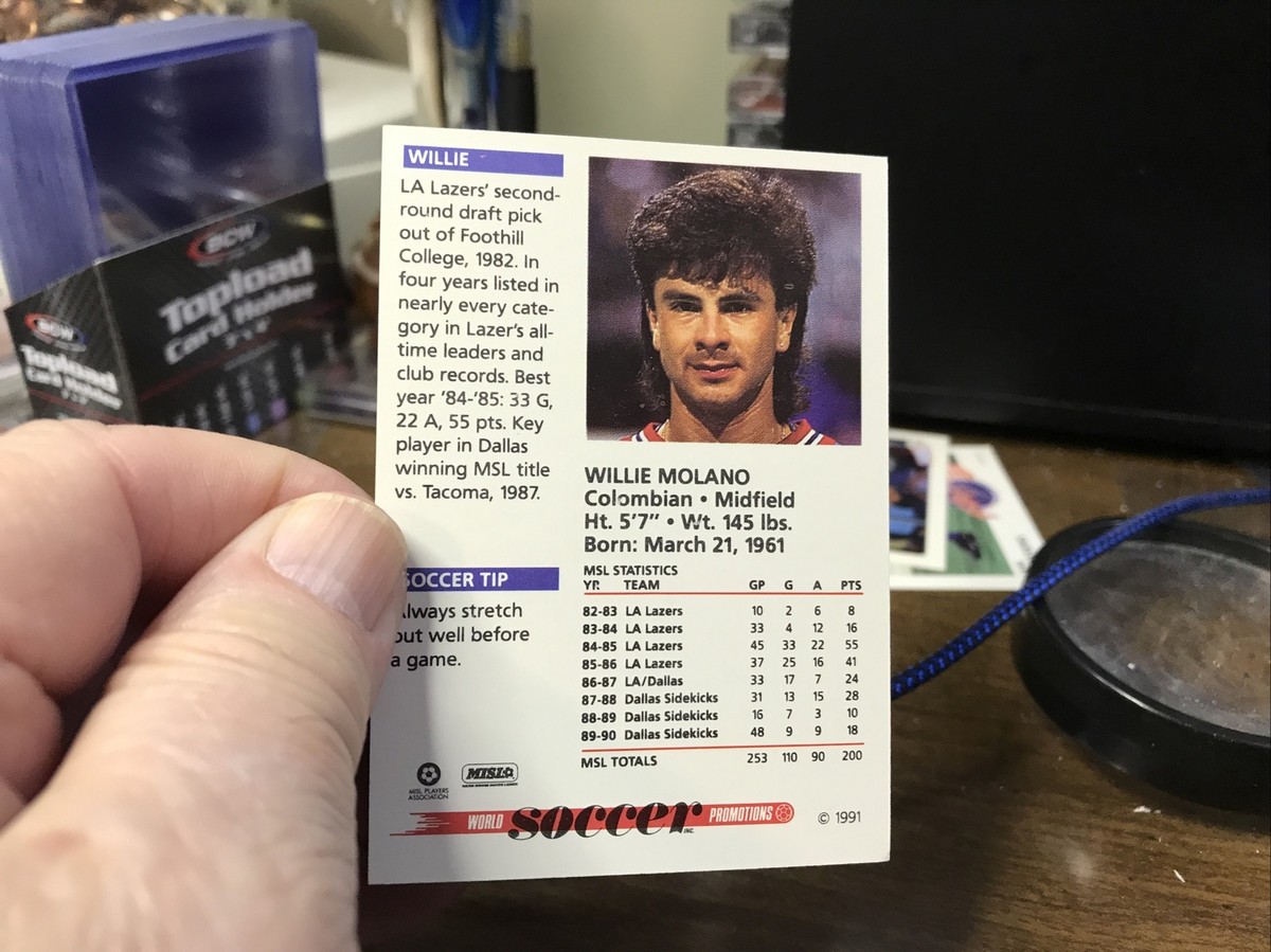 1991 Soccer Shots MSL # 082 WILLIE MOLANO | eBay