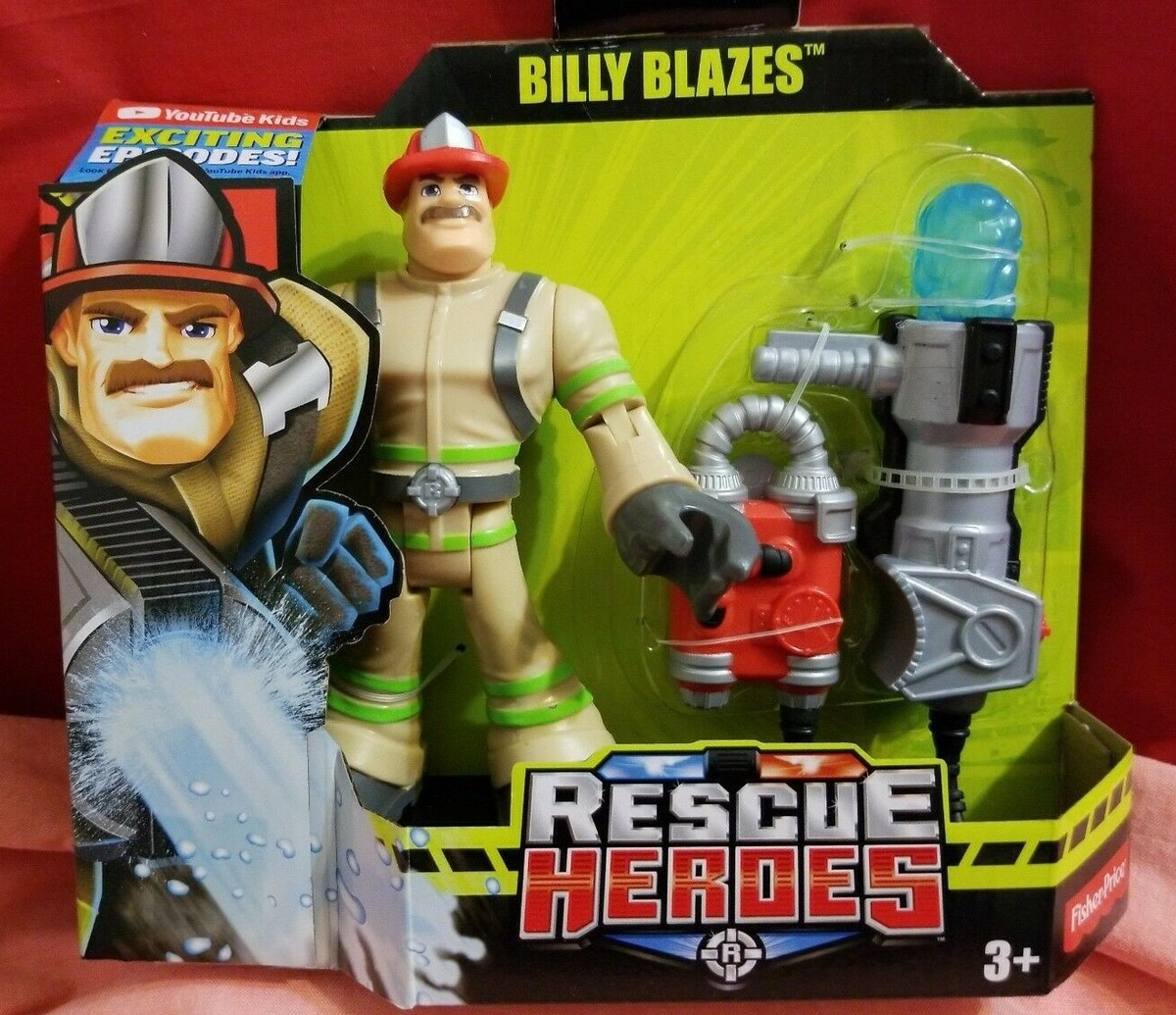 Fisher-Price Rescue Heroes Billy Blazes Firefighter Action Figure
