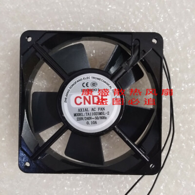 1 PCS CNDF Fan TA11025MSL-2 12025 12CM AC 220V 0.10A 2 Wire #F4