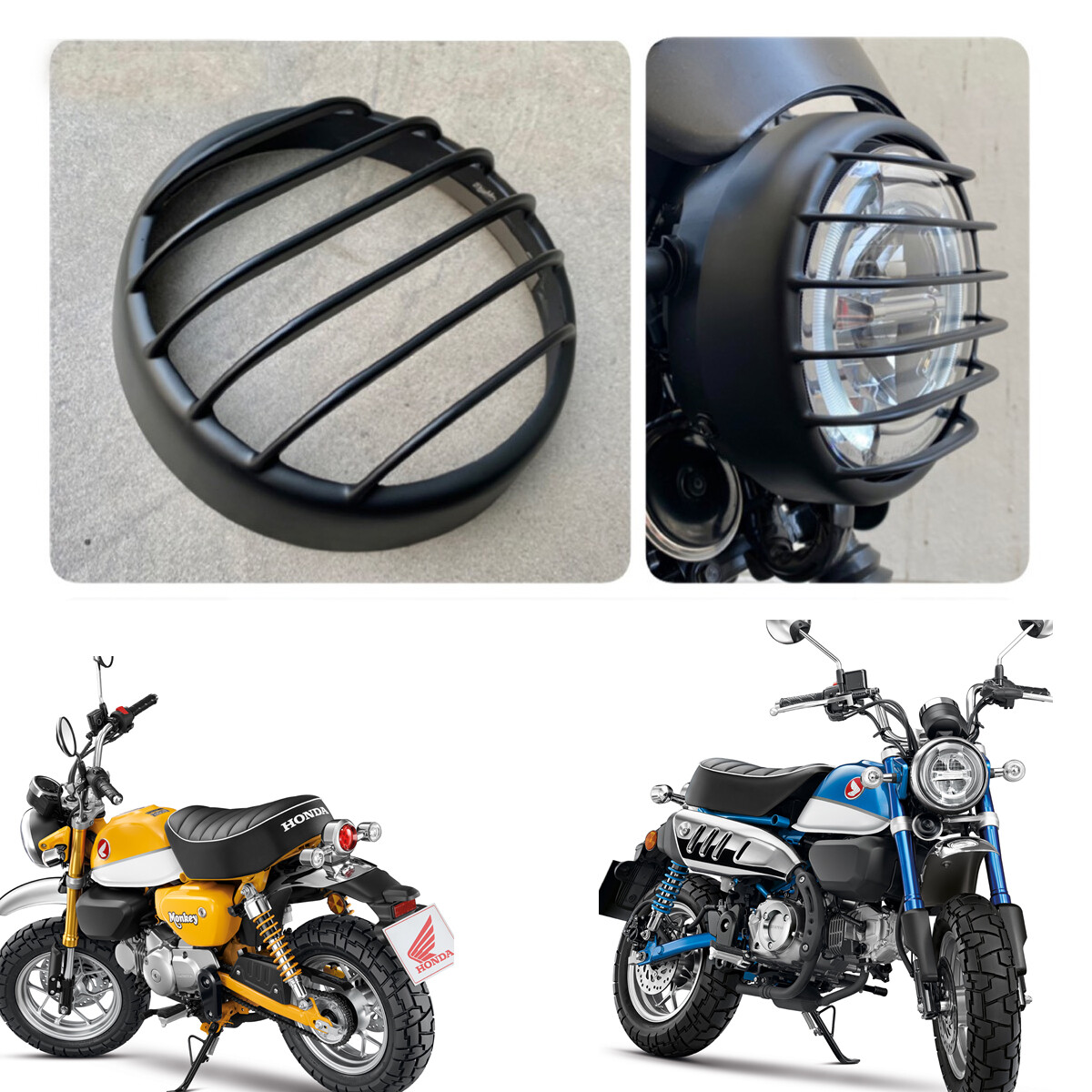 2018-2023 Honda Monkey 125 Diabio Custom Headlight Cover 2018-2023 Honda Monkey 125 Diabio Custom Headlight Cover