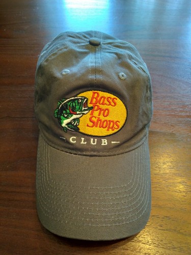bass pro shops Mens hat Gray Adjustable 