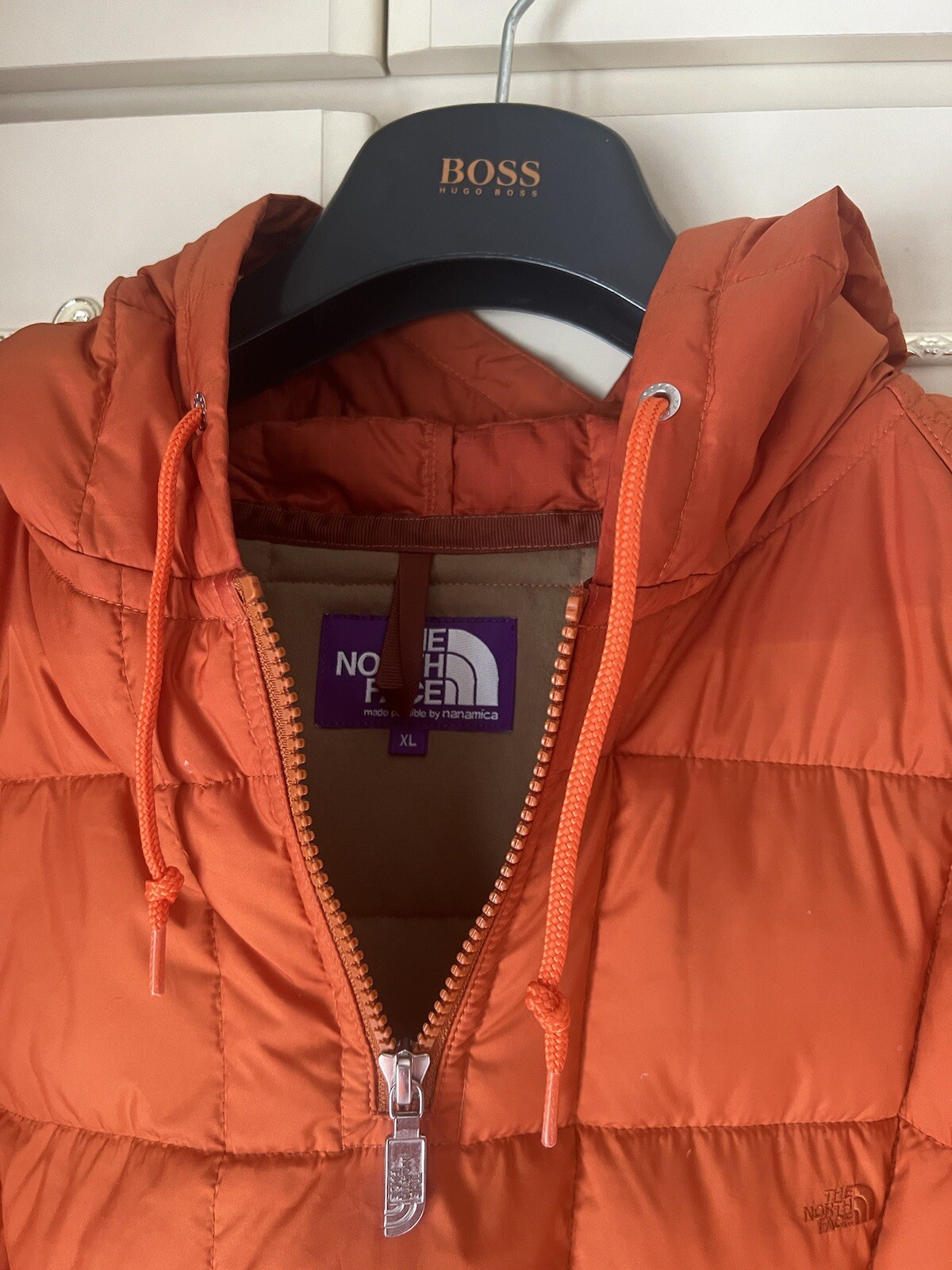 The North Face Purple Label Orange Down Smock XL  Japan Japanese Nanamica Rare! image 7
