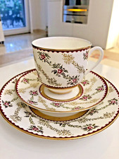 Lomonosov Porzellan Kaffee-Tasse-Set  3 Teilig „Kleine Rosen „