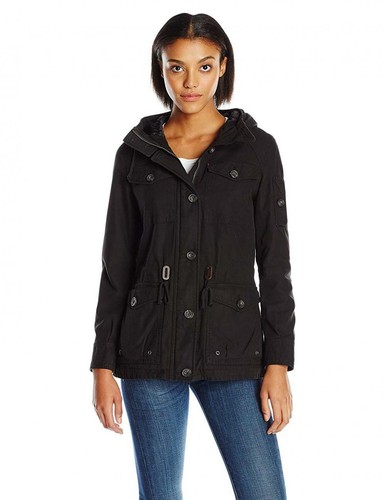 Four Pocket Hooded Field Jacket Medium 