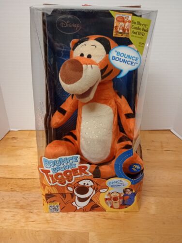 Disney Just Play Bounce & Wiggle Tigger Bouncing Tail Plush Electronic Talking - Picture 1 of 5