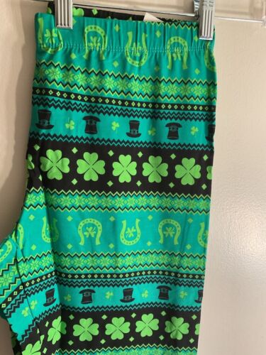 Womens NWT SIZE 7/9 St Patrick’s Day Leggings New Size Medium Pants