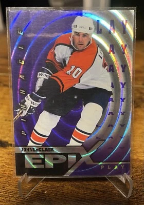 1997 Pinnacle Epix Play John LeClair Philadelphia Flyers Holographic  - Bild 1 von 2