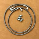 Ss Main Front Brake Lines Ptfe Lined for 1996-2000 Honda Civic