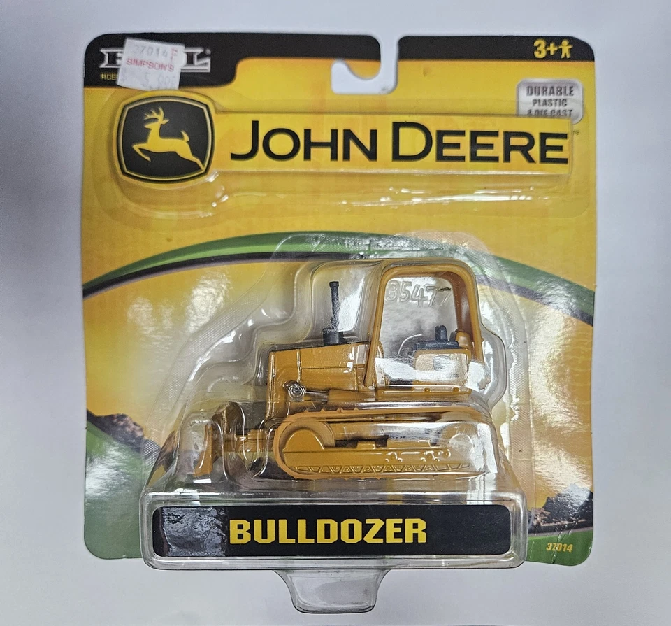 Bulldozer John Deere 2006 1/64 y remolque para caballos 2006 3 piezas #37014 y #37290 Foto 2 de 4