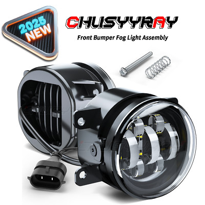 Fog Lights Fog Lamps With Bulb Left & Right For 13-15 Honda Civic Si 2.4L Sedan