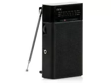 QFX R-35 AM/FM/SW 3-Band Portable Radio +Built-In Speaker +Telescopic Antenna