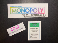 Tarjeta de destino Monopoly For Millennials MAKER SPACE 2018