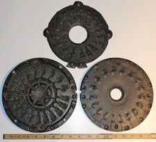 Vintage 9” Rubber Pewter Spin Casting Mold With 18 Mouse Penguin Owl Brooches 