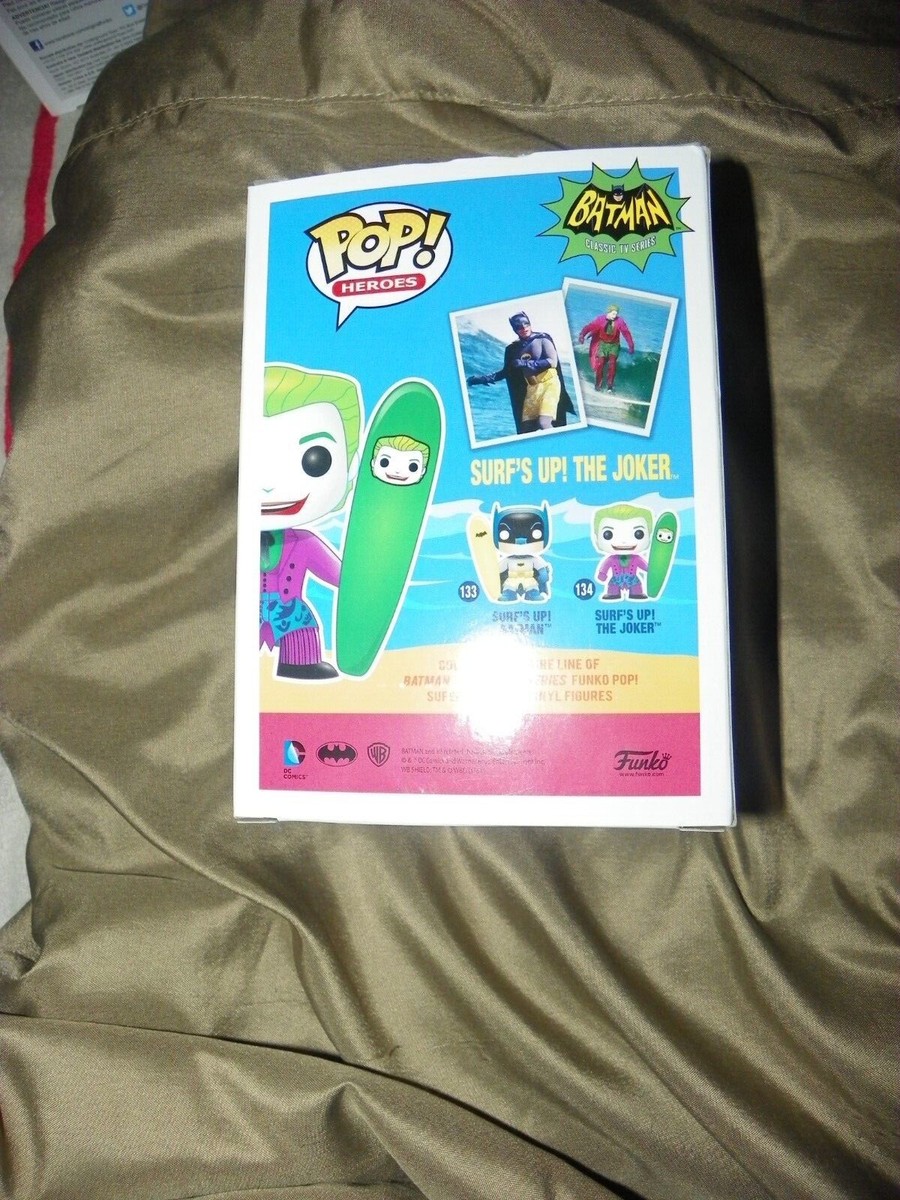 FUNKO POP BATMAN SURF'S UP! THE JOKER # 134 | eBay