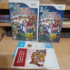 Super Smash Bros. Brawl Nintendo Wii 2008 Case And Manual Only No Disc