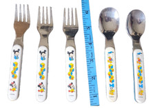 Vintage Mickey Minnie Donald Daisy Disney Children's Dinnerware 5 Pc READ T61 