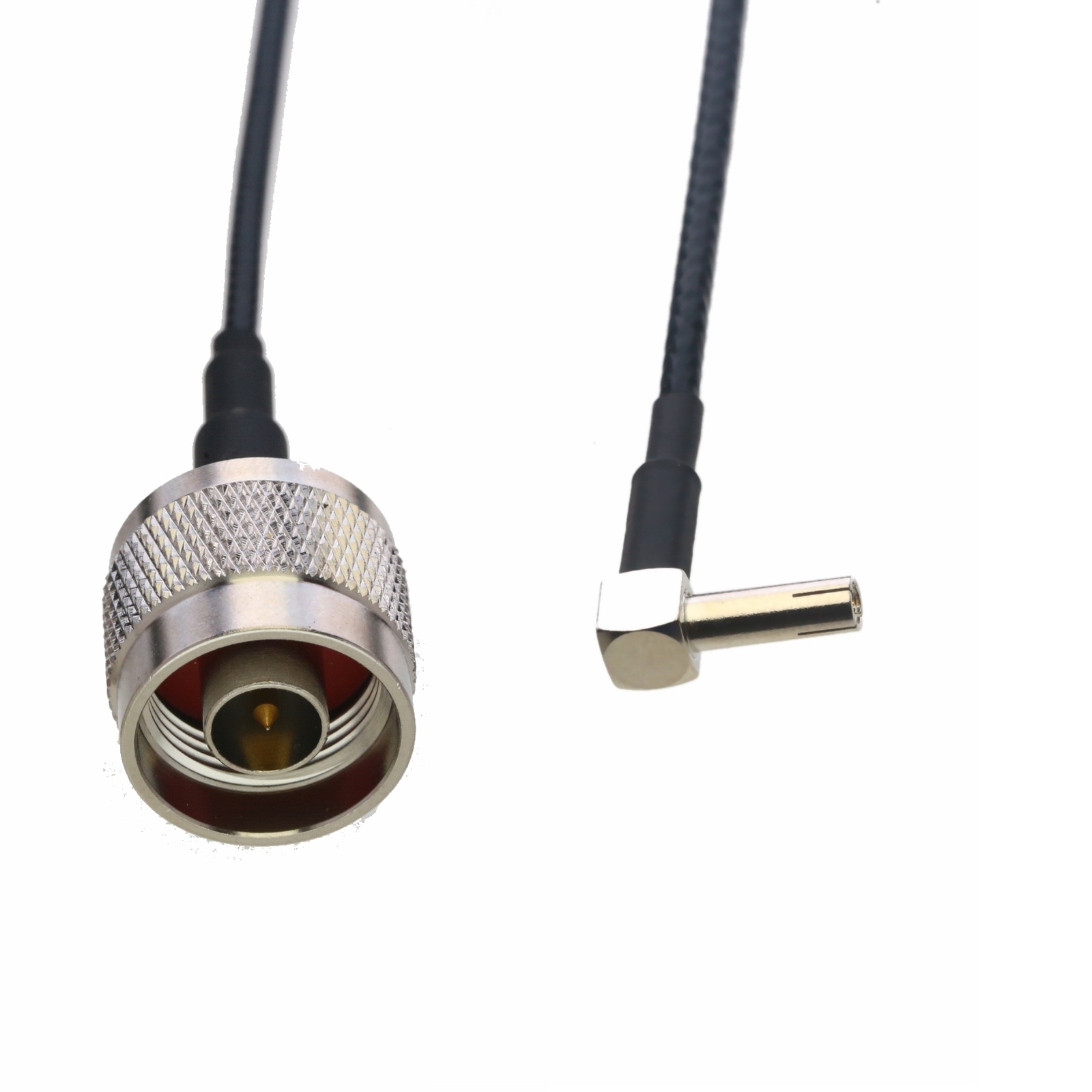 RF coax Cable N male to TS9 plug right angle RG316 6