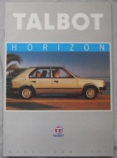 1981 Talbot Horizon Brochure from the Netherlands