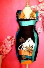 WOMEN PLUS SIZE FLORAL SHIFT DRESS ( ONE SIZE PLUS )