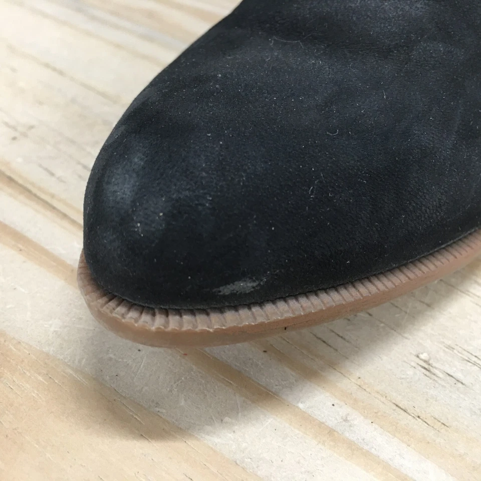 Franco Sarto Botas Mujer 8.5 M Laslo Botín Cuero Negro Informal Bloque Foto 4 de 4