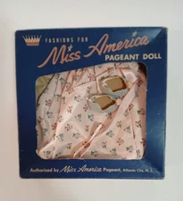Vintage 1950’s Miss America Pageant Doll Clothes Set Sayco IOB Atlantic City NJ