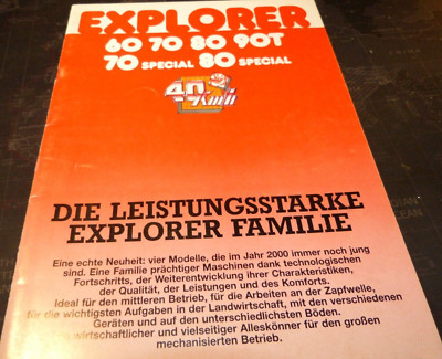 Same -Explorer 60/70/80/90T/70 Special80 Special 40 KMH-Technische Daten 1988