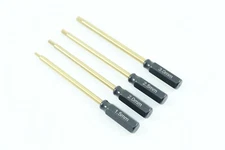 Metric Hex Driver Speed Tip RC Power Tool Bits Set of 4 (1.5, 2.0, 2.5, 3.0 mm)