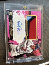 2021 Topps Inception - Autograph Patch Brent Rooker #APC-BR Magenta AU, MEM, RC