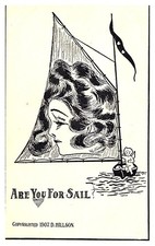 ¿Eres para navegar?   bonita mujer en vela