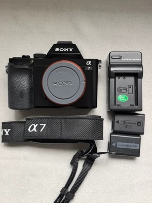 Sony Alpha A7 24.2MP Mirrorless Camera Body Only -Used 95% New Tested English