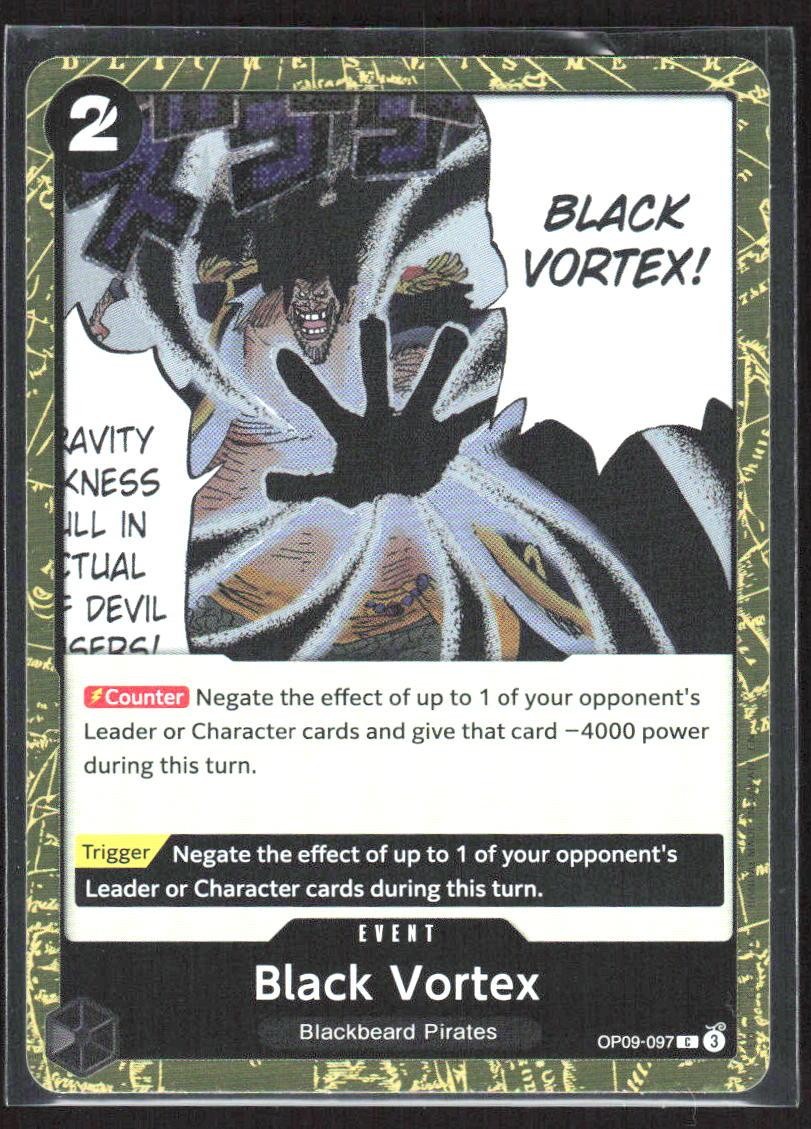 Black Vortex (Pirate Foil) Premium Booster -The Best- Vol. 2 #OP09-097 Common