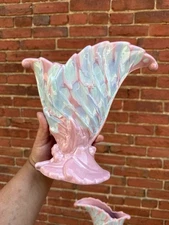 ONE Royal Haeger Pottery , Potroseville Pottery Art Lewis & Neblett Co Vases 9"