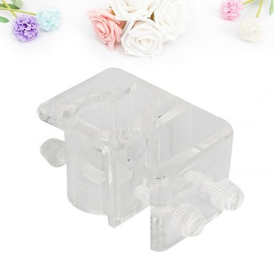 2Pcs Fish Tank Acrylic Filter Pipe Clip Holder for Water System Installation