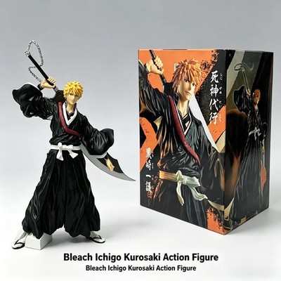 21cm Bleach Ichigo Kurosaki Aizen Sousuke Hitsugaya PVC Anime Figure Toy Gift