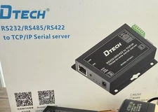DTECH Serial to Ethernet Converter Adapter RS232 RS422 RS485 to TCP IP Device